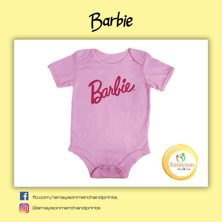 barbie baby onesie