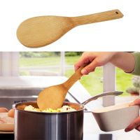 ✽☞﹍ Kitchen Spatula Wooden Scoops Tableware Cookware Spoon Tool Tablespoon Cooking Tools Bamboo Rice Spoons Kitchen Supplies