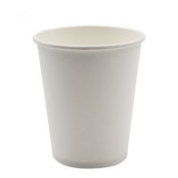 50100pcsPack 250ml Pure White Paper Cups Disposable Coffee Tea Milk Cup Drinking Accessories Party Supplies