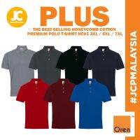 เสื้อโปโลสำหรับผู้ชายกีฬา JCP X OREN ขนาดพิเศษ3XL/5XL / 7XL Polo เสื้อยืดรังผึ้ง HC01 Unisex ผ้าฝ้ายโพลีเอสเตอร์เสื้อโปโลเรียบๆกลุ่ม A