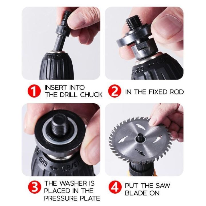 cw-5pcs-10mm-electric-conversion-grinder-connecting-rod-cutting-disc-polishing-metals-handle-holder