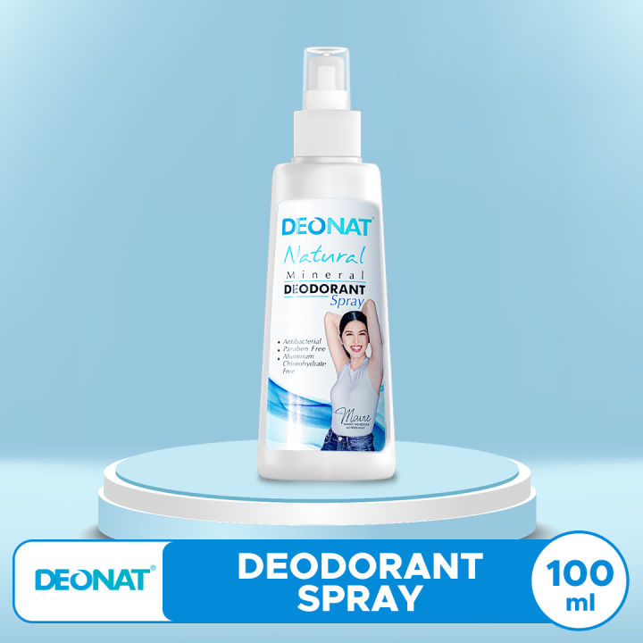 DEONAT Natural Mineral Deodorant Spray 100ml | Lazada PH