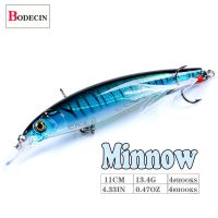 Jerkbait Minnow Fishing Lure Hard Plastic Bait Artificial Lures Bass Pike ABS Wobbler for Fish Hooks Crankbait 3D Eyes Sea 1pcs