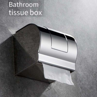 Bathroom Paper Holder Box Toilet Waterproof Gold Tissue Holder Box Creative Stainless Steel Tissue Holder Toilet Paper Holder