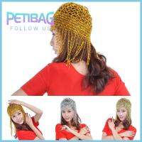 PETIBAG พู่ห้อยคอ หมวกเต้นหน้าท้อง ความแปลกใหม่ เวทีบนเวที หมวกหัวลูกปัด เงางาม ไนท์คลับกลางคืน ผ้าพันศีรษะ ไทย/อินเดีย/อาหรับ