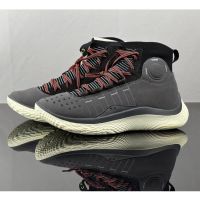 RT [ต้นฉบับ] UA * Curry- 4สีเทาเข้มระบายอากาศแฟชั่นทุกการแข่งขันผู้ชายรองเท้าบาสเกตบอลรองเท้ากีฬาที่สะดวกสบาย {จัดส่งฟรี}