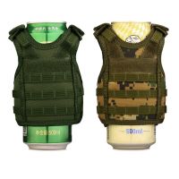 Tactical Beer Military Molle Bottle Cover Vest Beverage Cooler Christmas Dress Up Accessories Halloween Party Bullet Proof