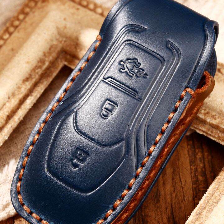 car-key-pouch-leather-case-cover-fob-holder-keyring-shell-for-ford-2017-mondeo-mustang-raptor-f150-fusion-edge-expedition-l69