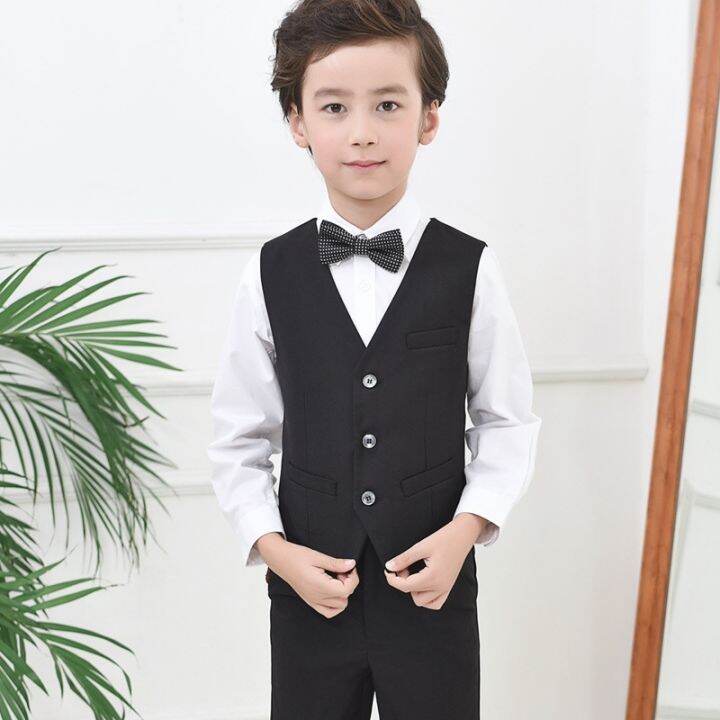 good-baby-store-children-39-s-black-suit-vest-flower-boy-dress-piano-performance-vest-british-style-shool-party-solid-color-waistcoat-4-18t