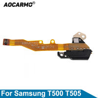 Aocarmo แจ็คหูฟังสำหรับ S Amsung G Alaxy Tab A7 10.4 T500 T505หูฟังเสียงพอร์ต F LEX เคเบิ้ลซ่อมส่วนทดแทน