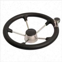 ✲ steering the boat F yacht stainless steel black foam wheel hand plate with ball