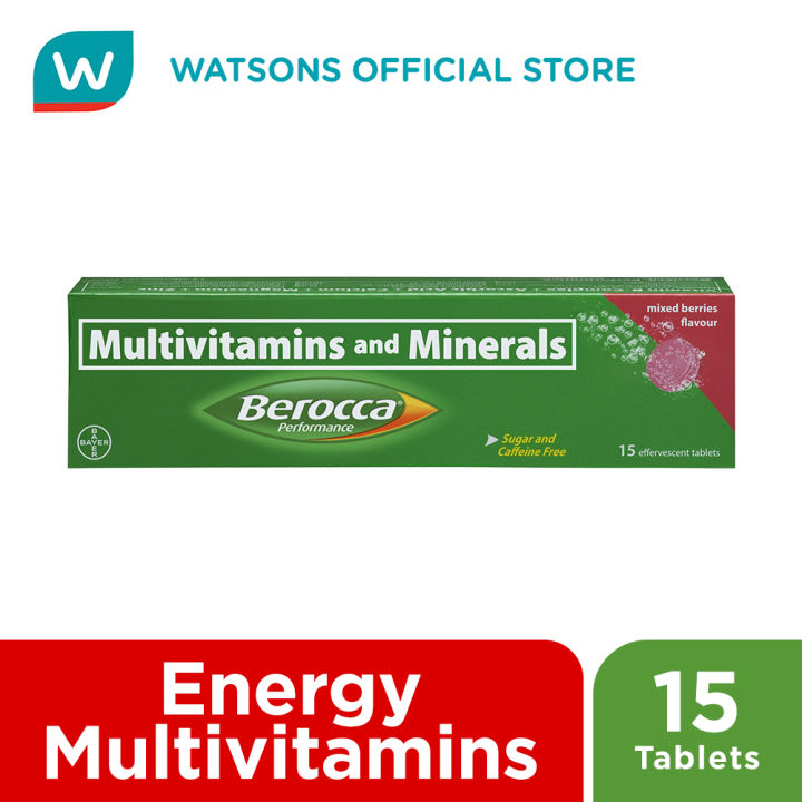 BEROCCA Mixed Berries Vitamin B-Complex + Ascorbic Acid + Calcium ...