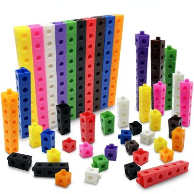 100Pcs/Set 2x2x2CM Square Cube Shape Building Blocks Educational Toys For Children Kids DIY Assembling Blocks Bricks Model Toys