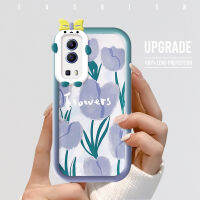 เคสเคสโทรศัพท์ Vivo Y52 5G Y72 5G Y55 5G Y75 5G เคส Y95 Y91 5G เคส1816ลายการ์ตูนดอกทิวลิปมอนสเตอร์เปลือกเลนส์โทรศัพท์นิ่มปลอกกันกระแทกฝาครอบป้องกัน