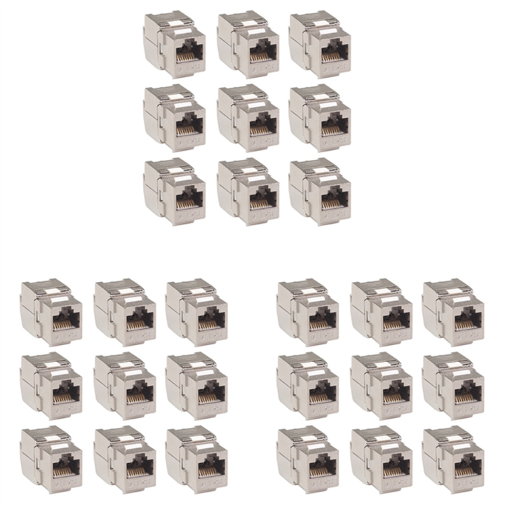 36-pcs-rj45-keystone-cat7-cat6a-shielded-ftp-zinc-alloy-module-network-keystone-jack-connector-adapter-10gb-network