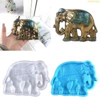 blg Wall Hanging Resin Moulds Elephant Silicone Moulds Stereo Epoxy Resin Mould 【JULY】