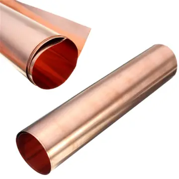 1pc 0.1mm Thickness Brass Metal Thin Sheet 200x1000mm Gold Belt Roll Foil  For Metalworking