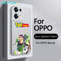 Guyon เคสนิ่มสำหรับ เสค OPPO Realme,C33 C35 C30 C31 Narzo 50 Realmne 9 Pro + ดีไซน์ใหม่ลาย Buzz Lightyear TPU Matte ชุบโลหะเงินด้วยไฟฟ้าสีเงินฝ้าป้องกันการตกแบบรวมทุกอย่าง