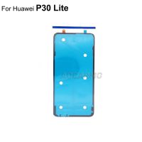 Aocarmo สติกเกอร์ติดด้านหลังสำหรับ Huawei P30 / P30 Lite / P30 Pro/nova 4e ฝาหลังปิดโทรศัพท์มีกาวด้านหลังสติกเกอร์เทปกาวกรอบประตูติดด้านหลังอะไหล่ทดแทน