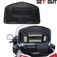 อุปกรณ์เสริมรถจักรยานยนต์ Trunk Lid กระเป๋าเก็บกระเป๋าเครื่องมือสำหรับ Honda GOLD WING GL1800 Gl1800 Goldwing 2001-2016 Silver Wing 01-16