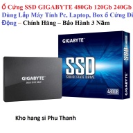 Ổ Cứng SSD GIGABYTE 480Gb 120Gb 240Gb Dùng Lắp Máy Tính Pc, Laptop, Box ổ Cứng Di Động - Mới 100% Bảo Hành 3 Năm Chính Hãng thumbnail