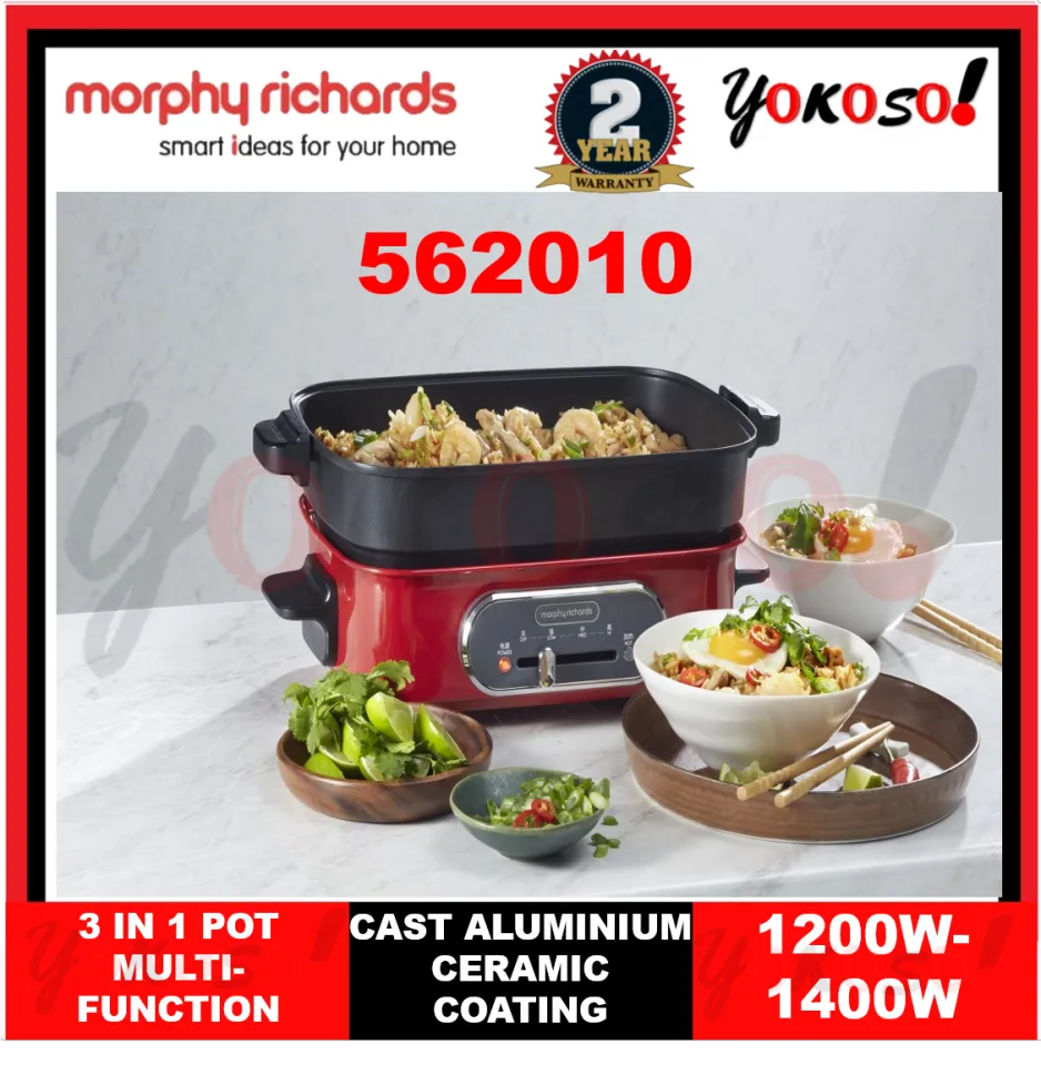 Morphy Richard Multifunction Pot 562010 Red