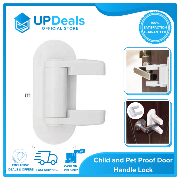 UPDeals Antiopen Handle Lock Device Child Safety Door Lever