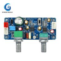 Low Pass Filter Bass Subwoofer Pre AMP Amplifier Board DC 9 32V Mono/Dual Channel Preamplifier with Bass Volume Adjustment