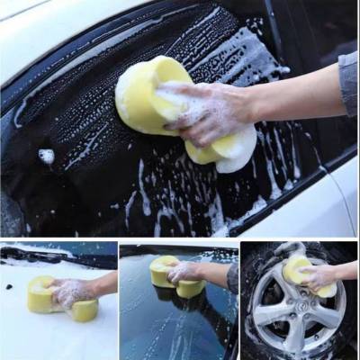 ฟองน้ำล้างรถ อย่างดี  เหนียวนิ่มรูใหญ่ และยังเก็บน้ำได้ดีกว่าชนิดอื่น Car Wash Sponge (คละสี)