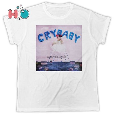 เสื้อยืดผ้าฝ้ายพิมพ์ลาย เสื้อยืดครอปเสื้อยืด พิมพ์ลายโปสเตอร์ Cry Melanie Martinez สไตล์เรโทรS-5XL  4PLQ