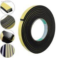 5M 3/2x10mm Door Seal Strip Single Sided Adhesive Waterproof Stripping Foam Sponge Rubber Strip Tape For Window Seal Door Seal