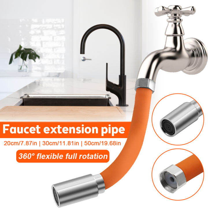 Universal Foaming Faucet Tube 360° Free Bending Faucet Extension Sink