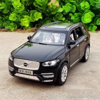 ❅ rfefefewfeerew XC90 SUV Alloy Car Model Diecast Metal Vehicles Collection Simulação de Som e Luz Presente Infantil 1:32