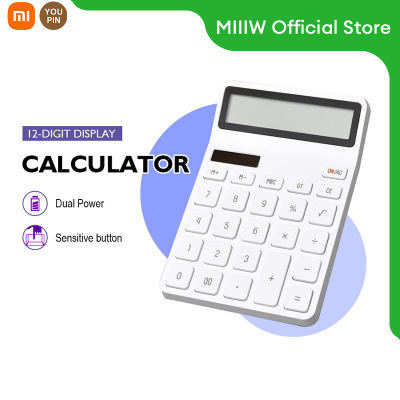 Xiaomi Youpin Kaco เครื่องคิดเลข Calculator เครื่องคิดเลข 12 หลัก เครื่องคิดเลขวิทยาศาสตร์