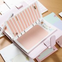 A5 A6  Kawaii Loose Leaf Notebook Paper Refill Spiral Binder Index Inner Pages Monthly Weekly Daily Planner Agenda Note Books Pads