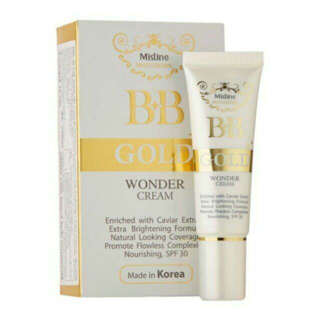 Mistine BB Gold Wonder Cream ครีมรองพื้นมิสทีน บีบีโกลด์ วอนเดอร์ครีม ...