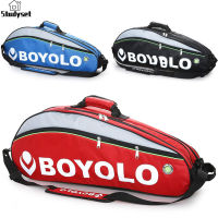 Studyset IN stock Universal Badminton Racquet Storage Bag Badminton Squash Backpack Case For 3-6 Racquets