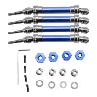 4Pcs Metal Front and Rear Drive Shaft CVD for 1/10 Traxxas Slash Rustler Stampede Hoss VXL 4X4 RC Car Upgrade Parts