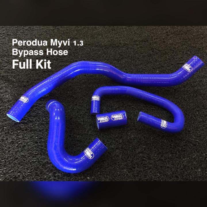 Radiator Hose Perodua Myvi 1.3 AT/MT Full Set Bypass Hose (4 Pcs) Lazada