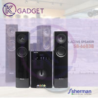 ลำโพงมินิโฮมเธียเตอร์ active speaker sherman SB-66B3B สินค้ามีพร้อมส่ง