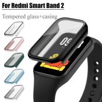 ☑✆● สําหรับ Redmi band 2 เคส PC แบบเต็ม ฟิล์มนิรภัย เคสแข็ง พร้อมสายคล้อง สําหรับ Redmi smart band 2 เคส Redmi band2 อุปกรณ์ป้องกันหน้าจอ