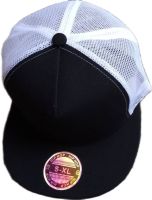 หมวกฮิปฮอปเปล่า แบบปรับขนาดได้ หมวกhiphop สีดำ Caps ผ้าตาขาย ไม่อับ ไม่ร้อน