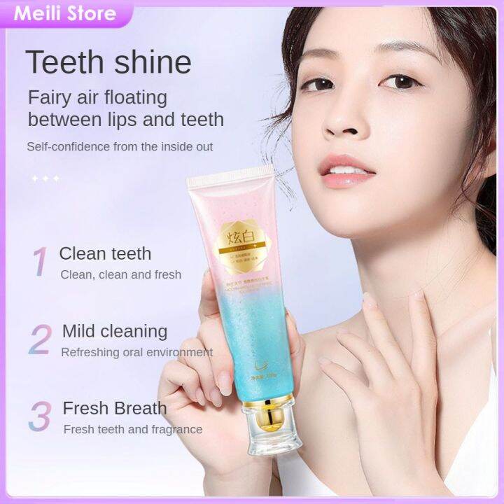 Meili Hanlun Meiyu Niacinamide Dazzling White Toothpaste Deep Cleans ...