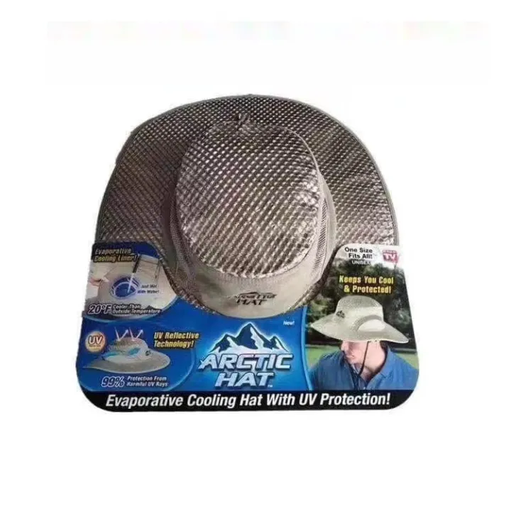 Artic Hat Evaporative Cooling Hat WITH UV Protection Unisex Arctic Cap Korean Cap Artic Hat