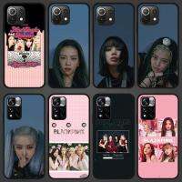 Jisoo Jennie Rose Lisa Phone Case for Xiaomi Redmi Note 11 8 7 9 8T 7A 9A 9S 10T Pro 10 5G 4G 5 Black Soft Silicone Cover