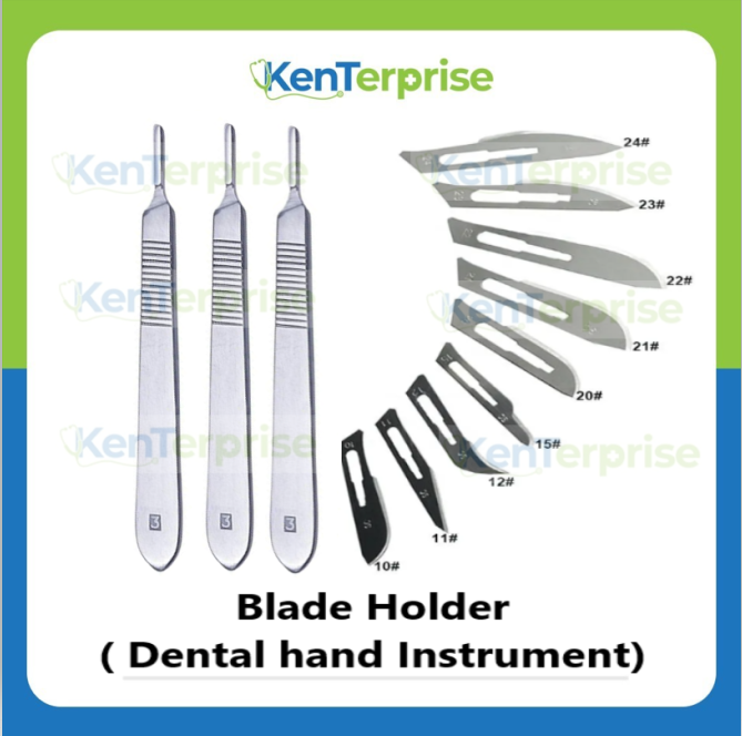 Blade holder ( Dental hand Instrument) with free 1Pc 15 Blades Lazada PH