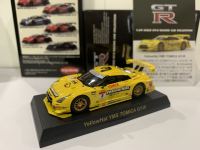 Kyosho 1/64 Yellowhat YMS คอลเลกชัน GT-R ของรถเข็นอัลลอยหล่อตายของขวัญเครื่องประดับ