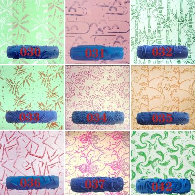 【YF】㍿☸№  27 Patterns Wall Decoration Paint 7  Rubber Painting Tools Wallpaper Room Machine 30-70