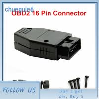 CHUEGUJE6 16Pin อุปกรณ์เสริมรถยนต์อะแดปเตอร์ OBD2อุปกรณ์เคเบิลเครื่องวินิจฉัยรถยนต์ขั้วต่อ OBD2แบบ OBD ตัวผู้