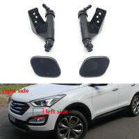 For Hyundai Santa Fe 2013 2014 2015 2016 Front Bumper Head Light Lamp Washer Spray Nozzle Cleaning Pump Actuator With Cover Cap